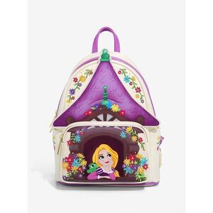 Loungefly DISNEY Tangled Tower Scene Rapunzel Princess Mini Backpack